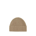 AMI Paris Beige Wool Beanie