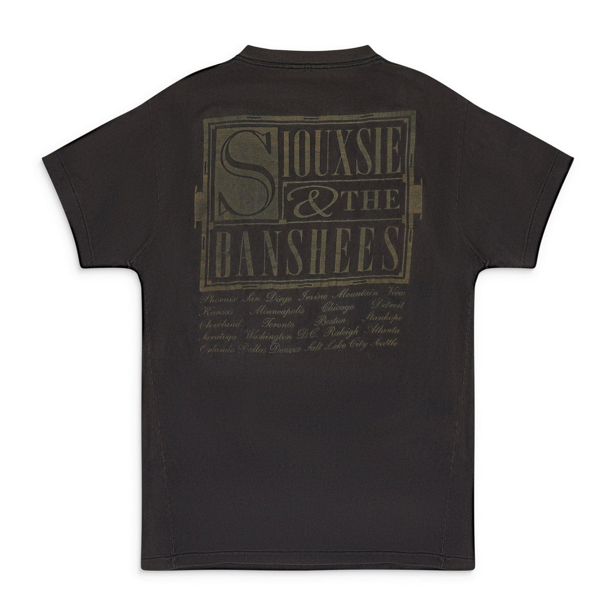 GRAY SIOUXSIE AND THE BANSHEES T-SHIRT