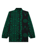 SOUTH2 WEST8 geometric-pattern coach jacket