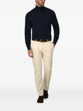 Boggi Milano turtleneck jumper in extrafine merino wool