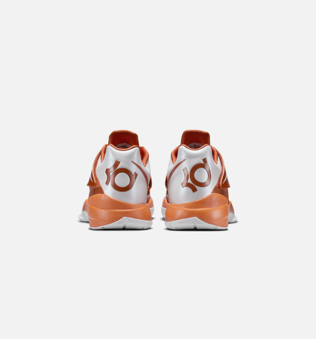 Nike Zoom KD 4 Texas Longhorns Men's Shoes - Orange/White