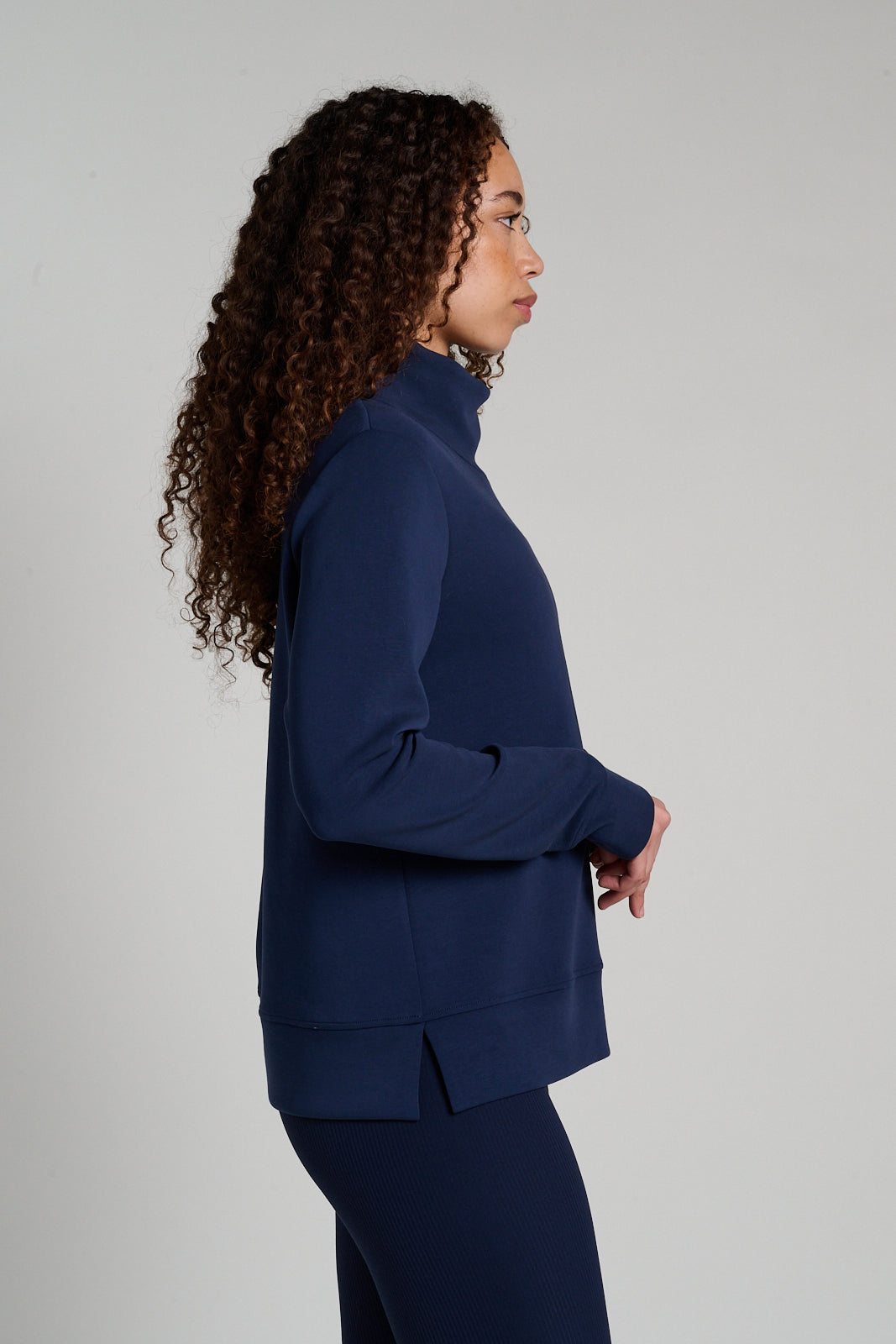 Dreamweave Mock Neck Sweatshirt