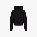 SKIMS Cotton Fleece Hoodie Black