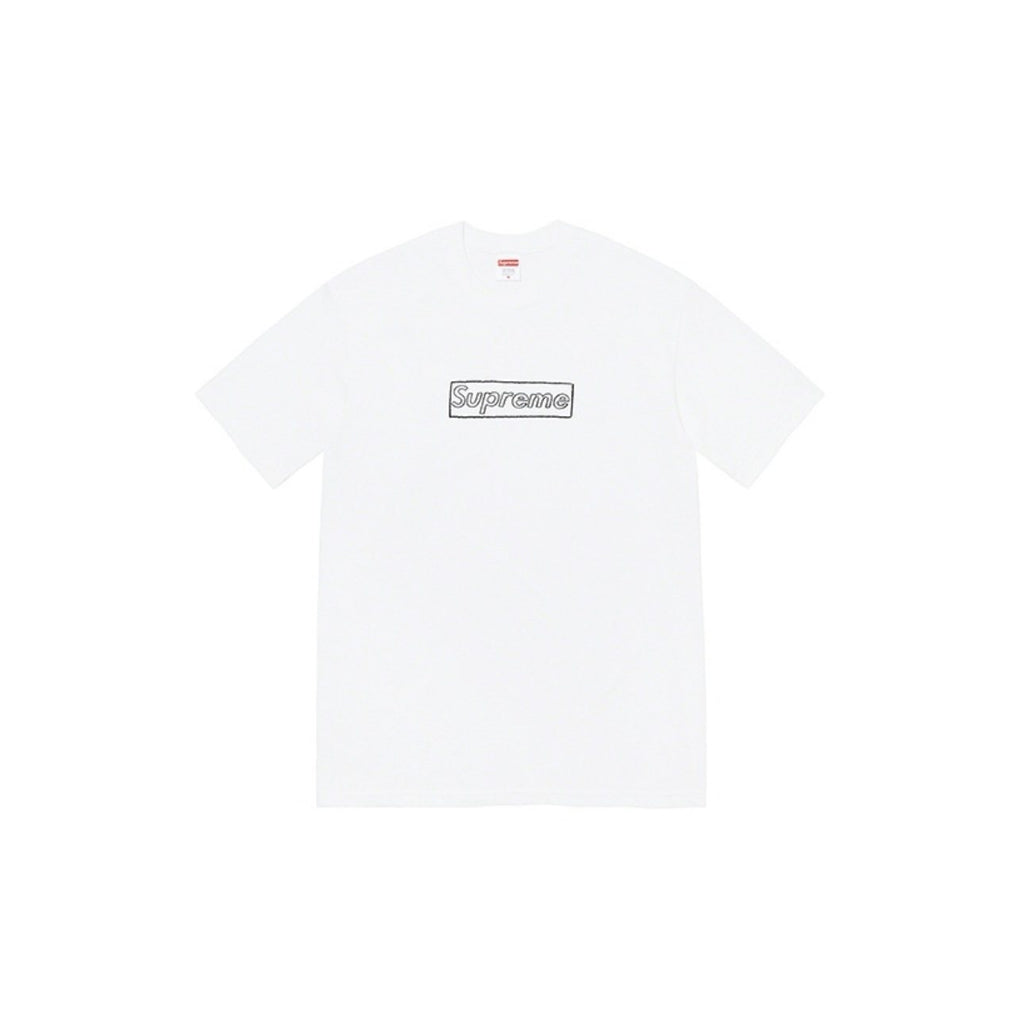 Supreme Chalk Logo Graphic T-Shirt
